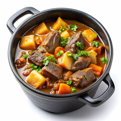 Raw meats on Butcher's shop. Stock Image