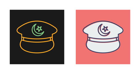 Military Hat Vector Icon