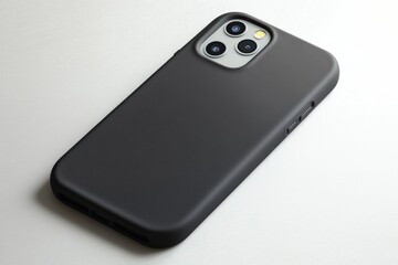 Smartphone case mockup isolated created with Generative AI