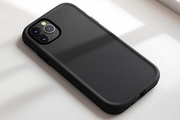 Smartphone case mockup isolated created with Generative AI