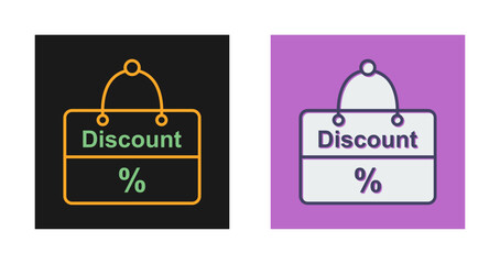 Obraz premium Discount Vector Icon