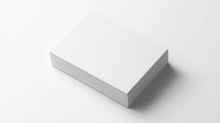 Fototapeta premium Blank white packaging box on a white isolated background