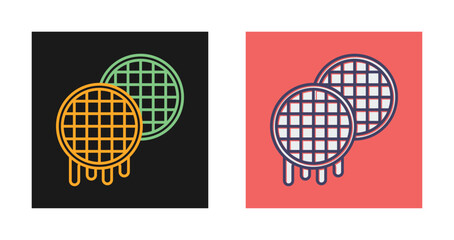 Waffle Vector Icon