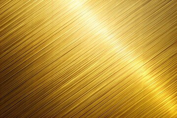 Abstract gold metallic texture with diagonal lines background