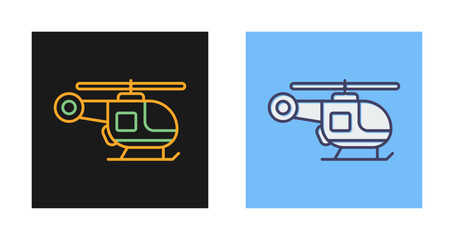 Helicopter Vector Icon