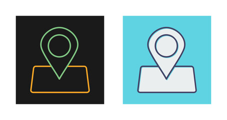 Fototapeta premium Location Vector Icon