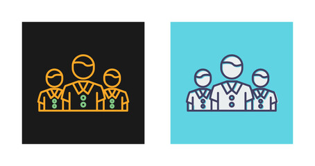 Fototapeta premium Team Vector Icon