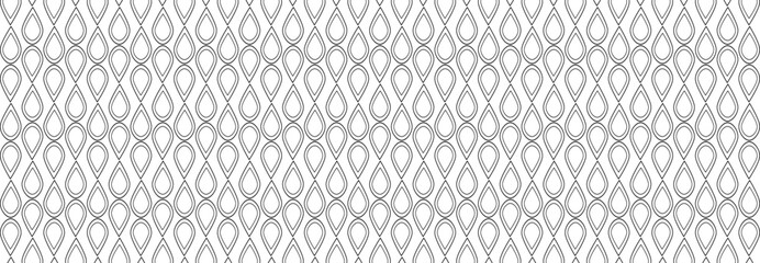 Fototapeta premium Abstract, Geometric, Lines, pattern, circle, square, Illustration, vector, alternating overlapping, symmetrical, orderly arrangement background, black and white, banner, website, template, dark.