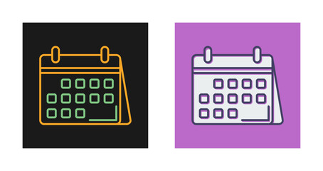 Naklejka premium Calendar Vector Icon