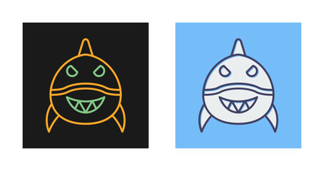 Fototapeta premium Shark Vector Icon