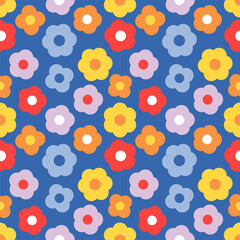 seamless pattern with flowers