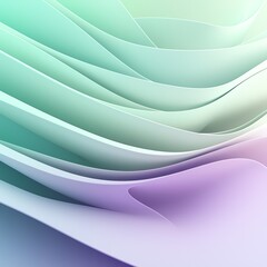 Abstract pastel color waves gradient background.