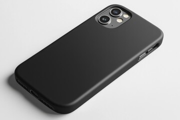 Smartphone case mockup isolated created with Generative AI