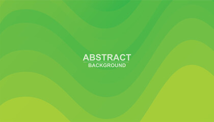 Green wave background. minimalist dynamic smooth shapes. cool background design for posters, banner. green fluid shapes. vector illustration