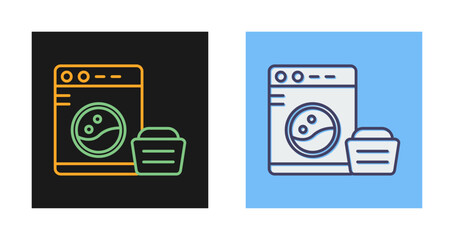 Washing Machine Vector Icon
