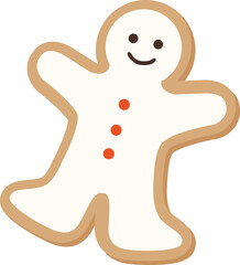 クリスマスのジンジャークッキーのベクターイラスト