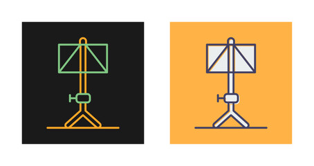 Music Stand Vector Icon