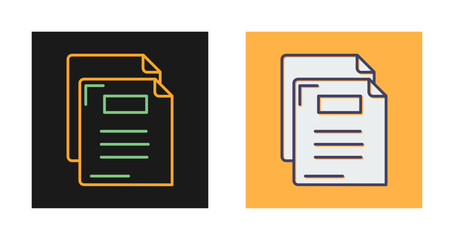 Document Vector Icon