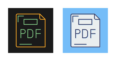 PDF Vector Icon