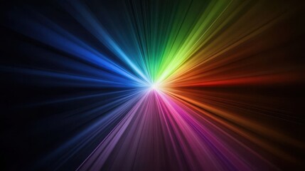 Obraz premium Abstract Colorful Light Rays Background