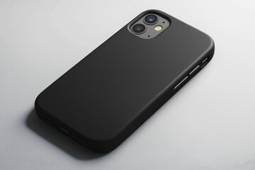 Smartphone case mockup isolated created with Generative AI