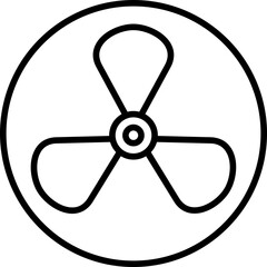 Obraz premium Fan Icon