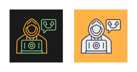 Cyber Attack Vector Icon