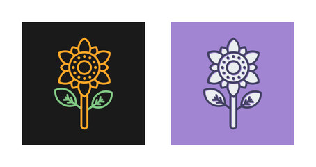 Fototapeta premium Flower Vector Icon