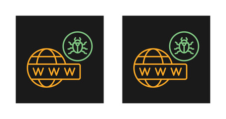 Worldwide Hack Vector Icon