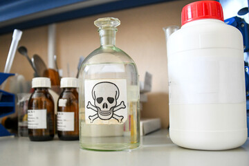 bottles of poison 