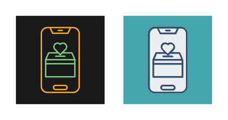 Online Donation Vector Icon