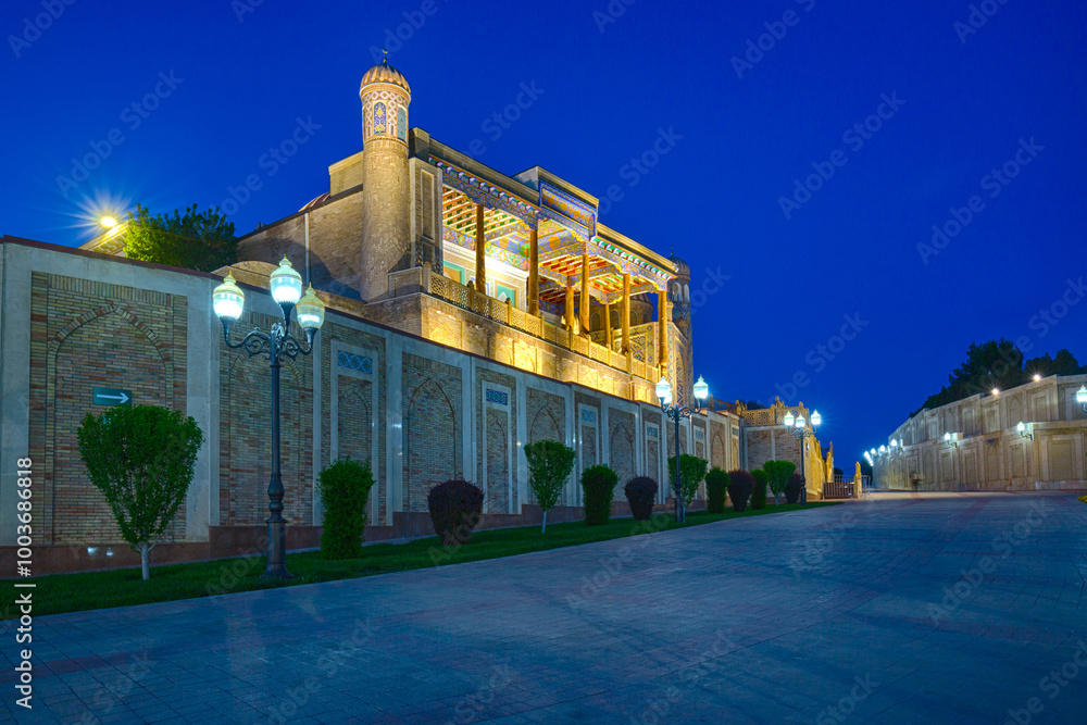 Poster The Hazrat Khizr Mosque in Samarkand