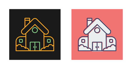 Retirement Home Vector Icon