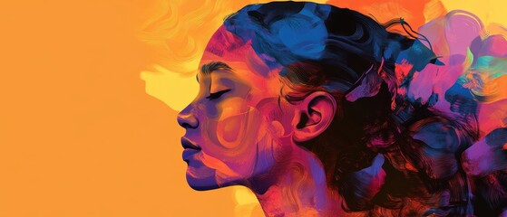 Raise awareness on World Mental Health Day with a powerful visual highlighting the importance of mental well-being and global support for mental health initiatives 