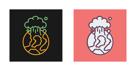 Nuclear Explosion Vector Icon