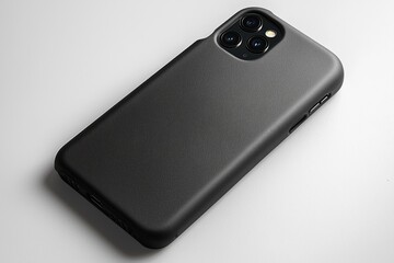 Smartphone case mockup isolated created with Generative AI