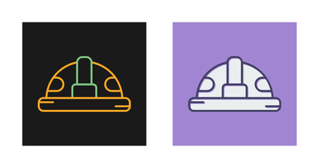 Fototapeta premium Construction Helmet Vector Icon