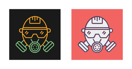 Gas Mask Vector Icon