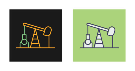 Oil Pump Vector Icon