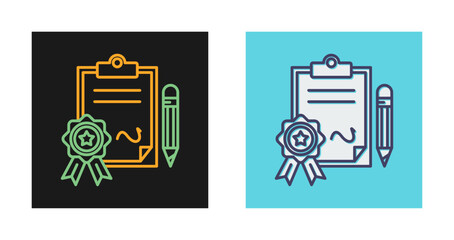 Contract Vector Icon