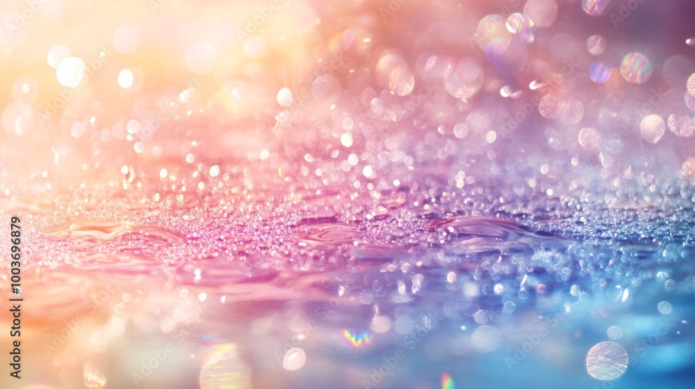 Aufkleber abstract background with sparkles and soft bokeh