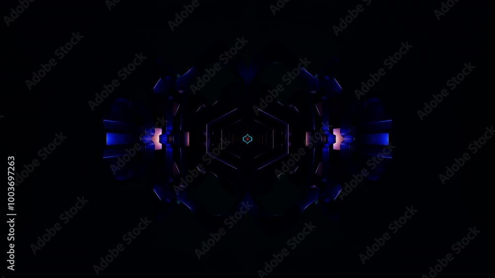 Aufkleber rhythmic neon disco patterns pulse in a mesmerizing, dynamic vj loop.