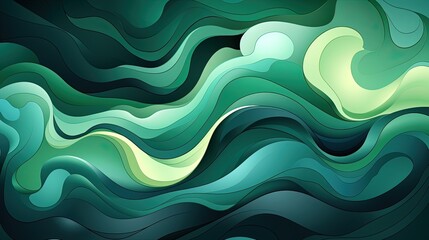 Obraz premium Abstract Fluid Multicolored Background with Vibrant Green and Yellow Tones