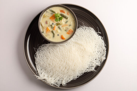idiyappam, also known as indiappa, noolputtu, noolappam, santhagai, or ottu shavige, is a string hopper dish originating from southern india. it consists of rice flour pressed into noodles, laid into 