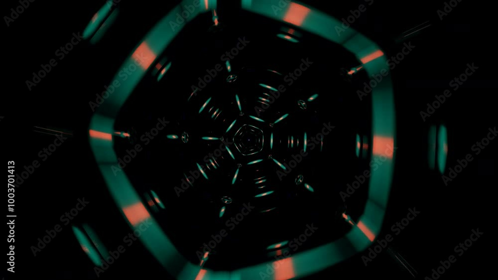 Poster mesmerizing neon pulses form a rhythmic disco pattern in a dynamic vj loop.