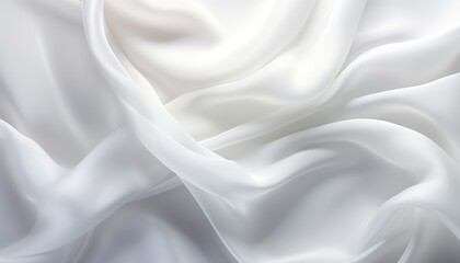 Obraz premium White Silk Background. Satin Textile Texture Silk Fabric Background