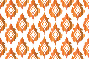 Abstract Ikat seamless pattern, perfect for ethnic-themed backgrounds, curtains, carpets, wallpapers, clothing, and decorations. Ideal for wrapping paper, batik,greeting cards, printing,creative uses.