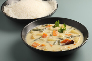 idiyappam, also known as indiappa, noolputtu, noolappam, santhagai, or ottu shavige, is a string hopper dish originating from southern india. it consists of rice flour pressed into noodles, laid into 