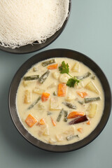 idiyappam, also known as indiappa, noolputtu, noolappam, santhagai, or ottu shavige, is a string hopper dish originating from southern india. it consists of rice flour pressed into noodles, laid into 