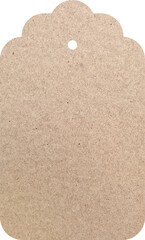 Brown Textured Craft Paper Tag